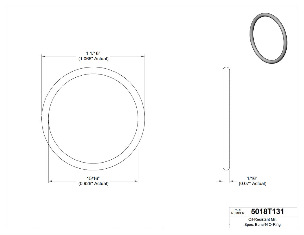 Technical drawing - 5018T131